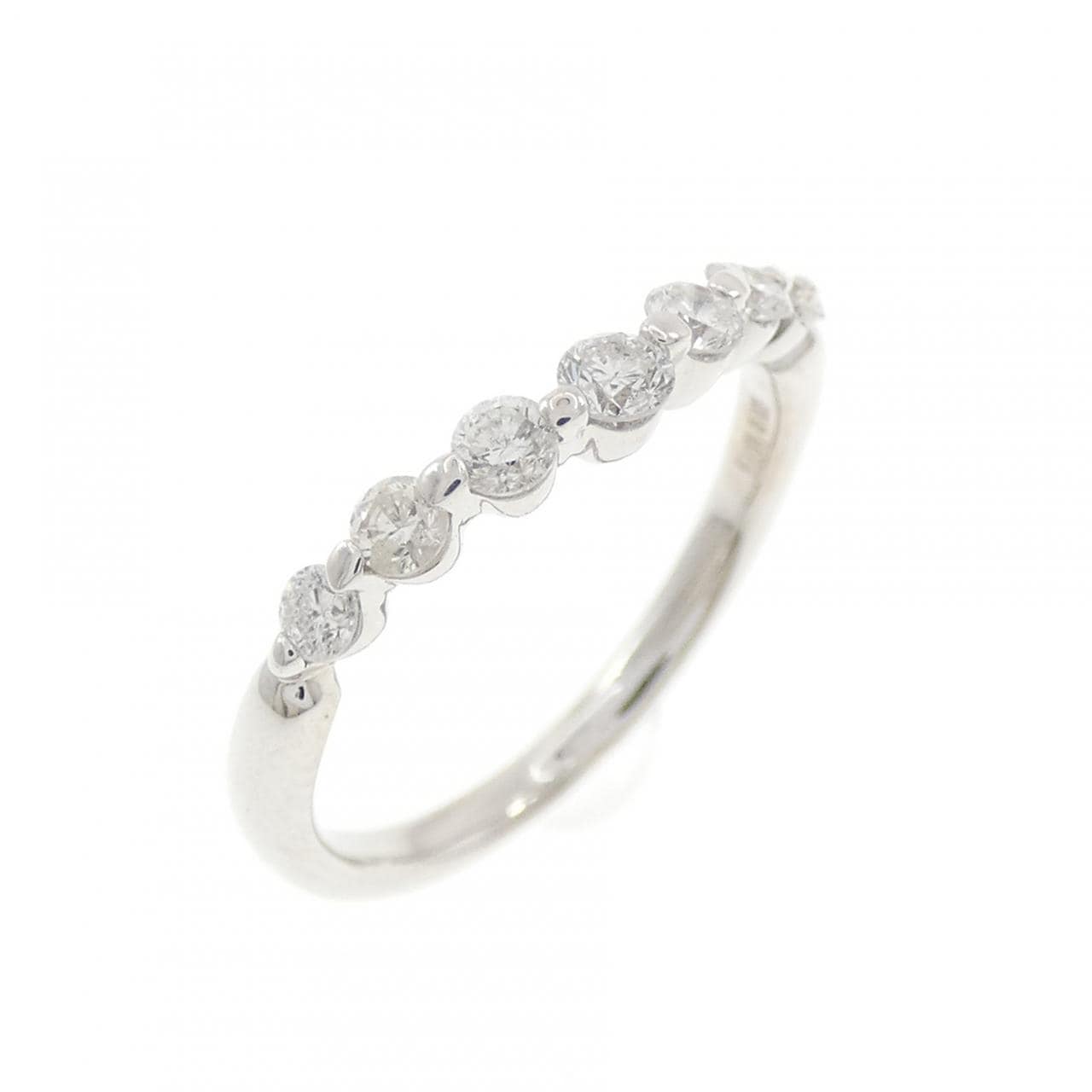 K18WG ダイヤモンド ピンキー リング 0.25CT