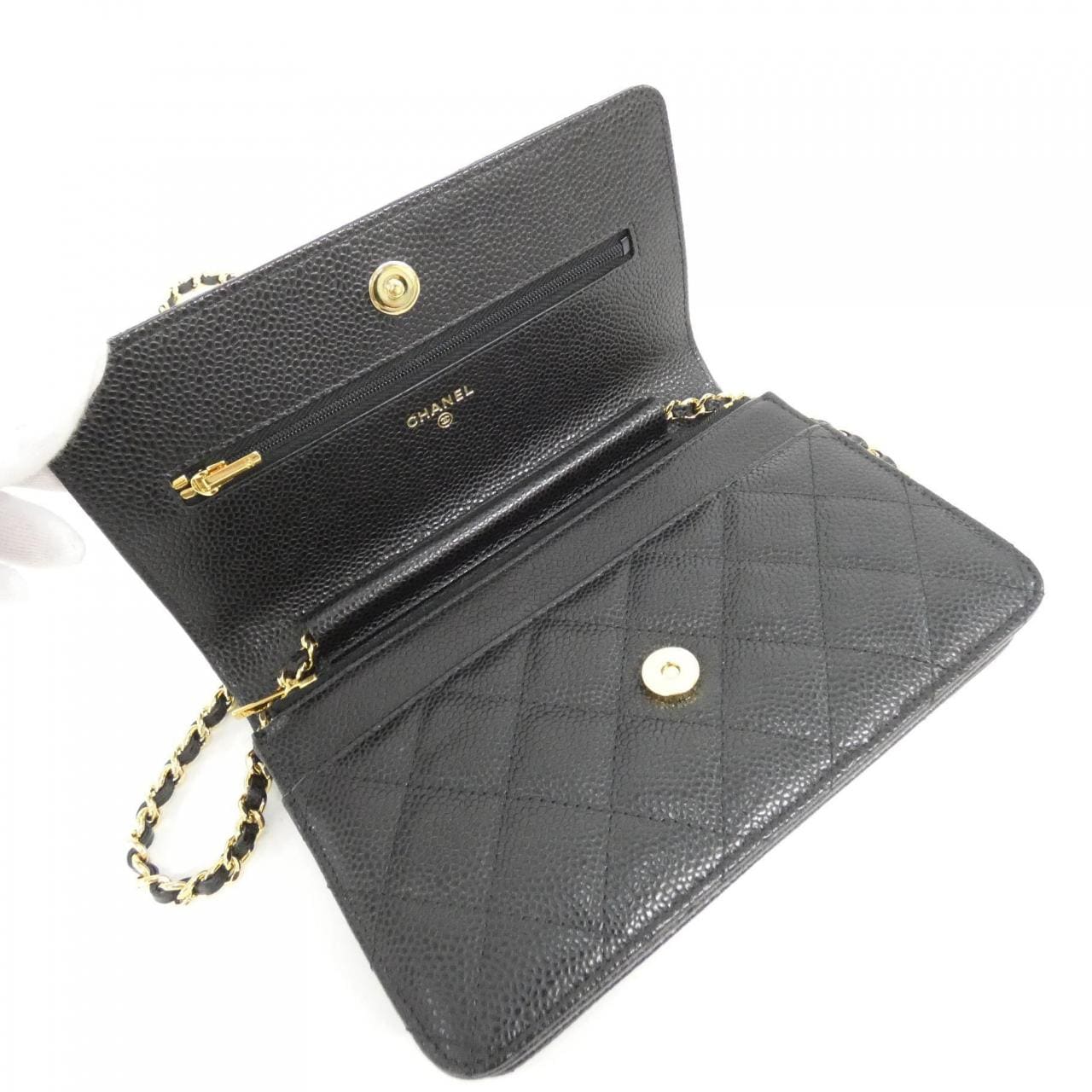 シャネル タイムレスクラシック ライン AP0250 チェーンウォレット