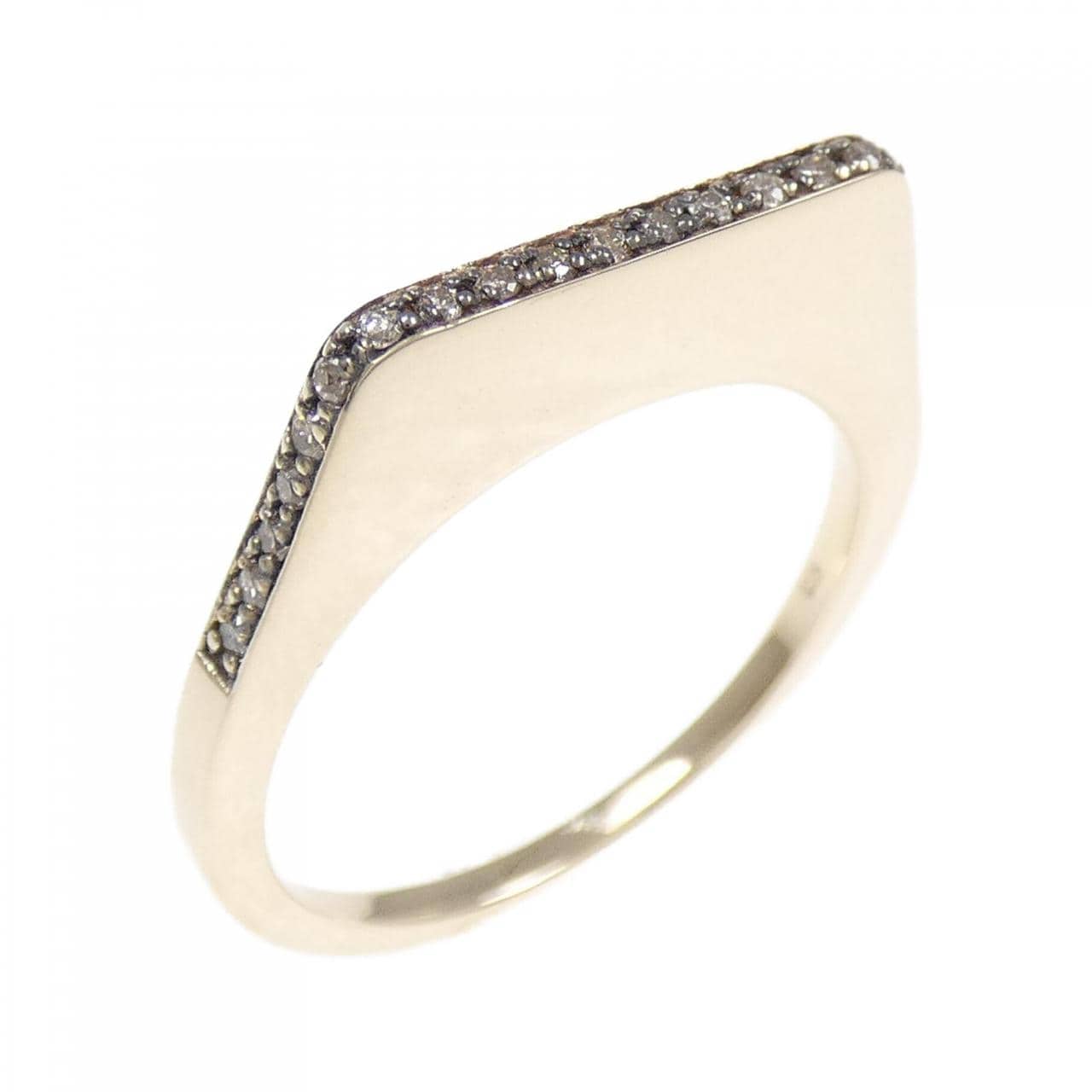 K10YG/K10BG Diamond Ring 0.11CT