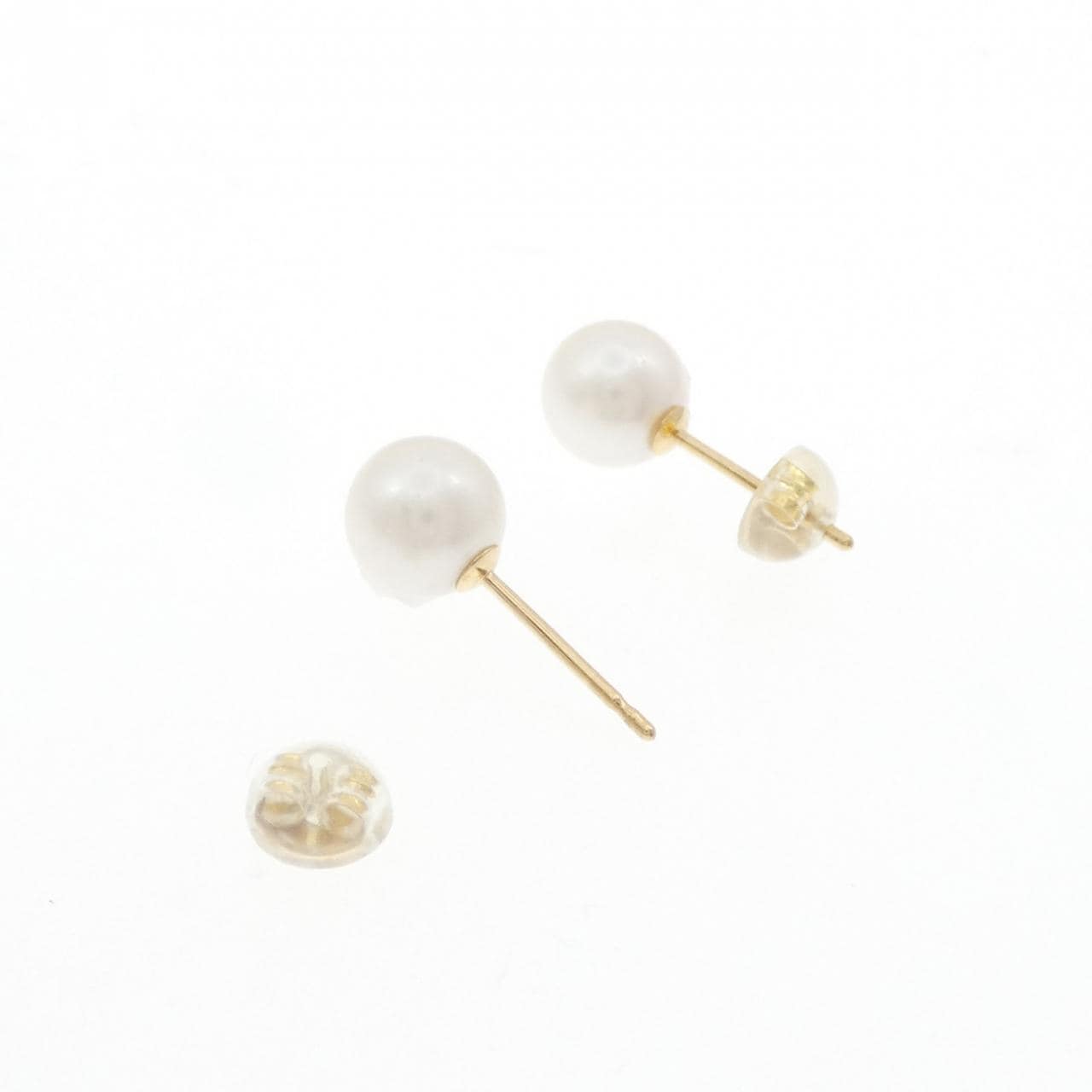 K18YG アコヤパール ピアス 7mm
