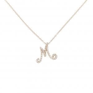 ポンテヴェキオ イニシャル ダイヤモンド ネックレス 0.16CT