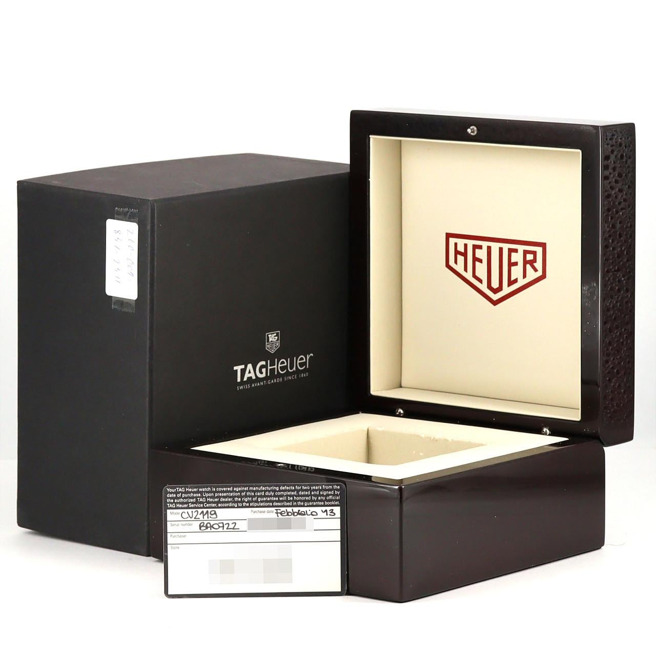 タグ･ホイヤー カレラ ジャック･ホイヤー" キャリバー17 LIMITED" CV2119.BA0722 SS 自動巻