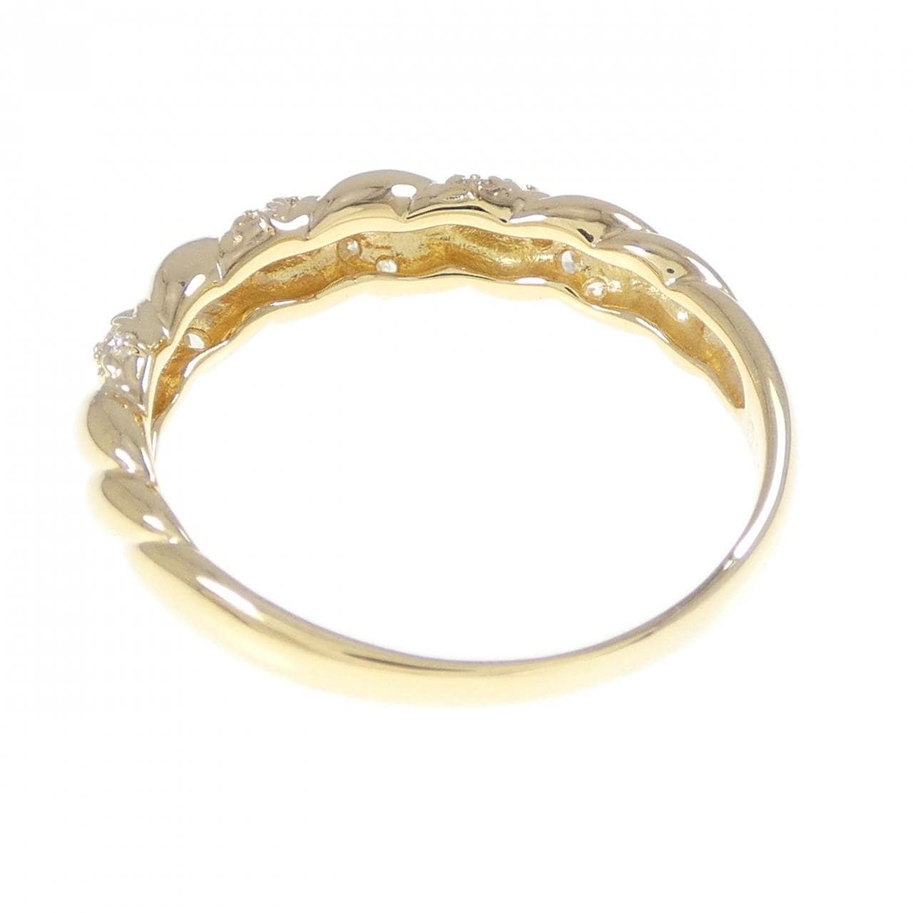 K18YG ダイヤモンド リング 0.15CT