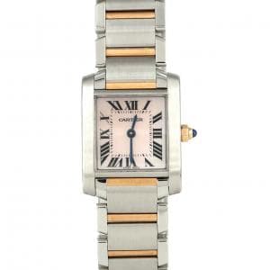 カルティエ タンクフランセーズSM PGコンビ W51027Q4 SSxPG クォーツ