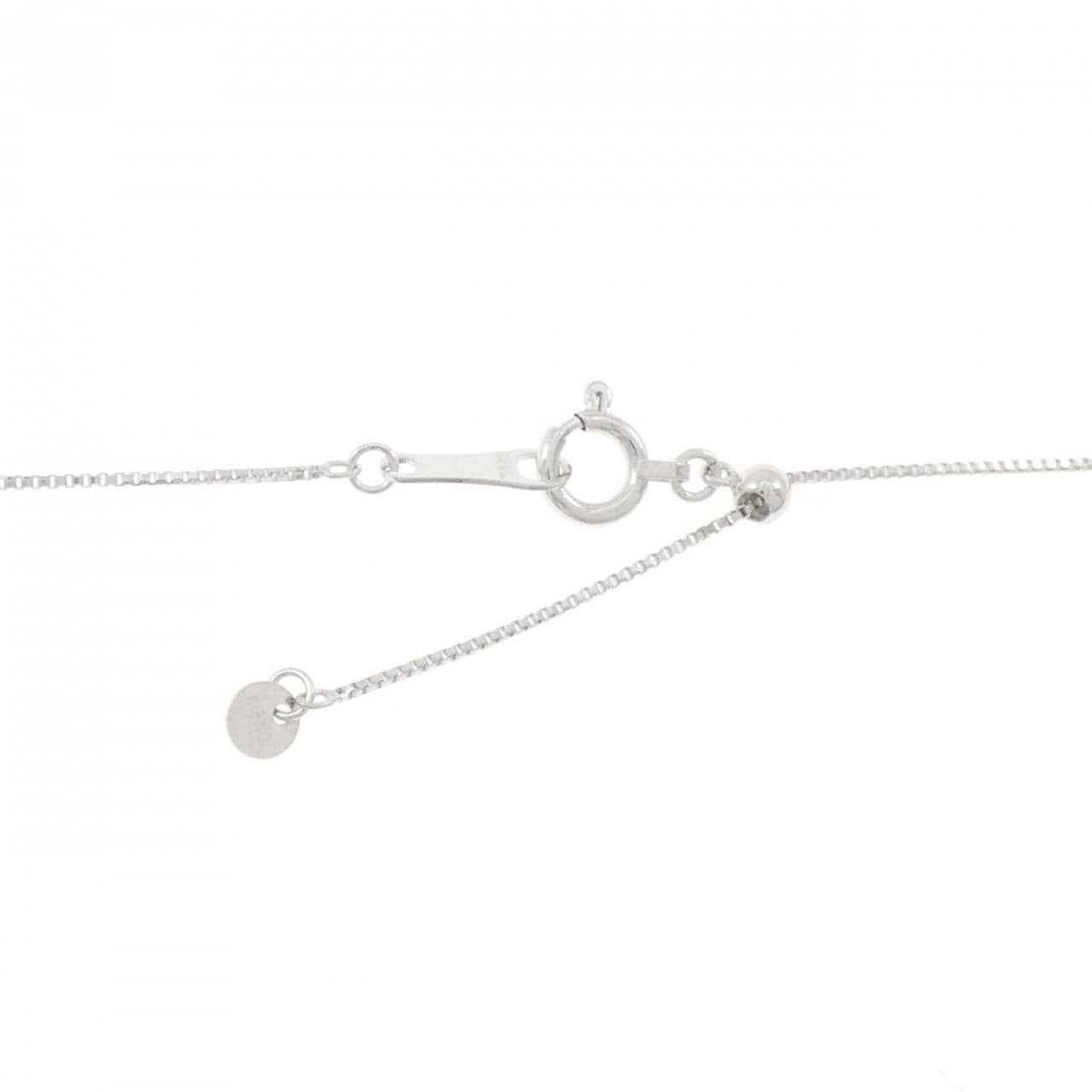 K18WG ダイヤモンド ネックレス 0.06CT