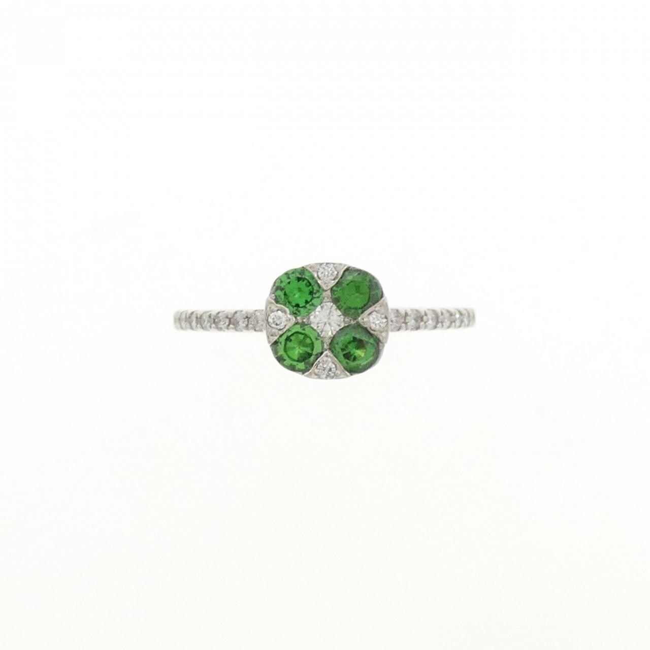PT900 ガーネット リング 0.41CT