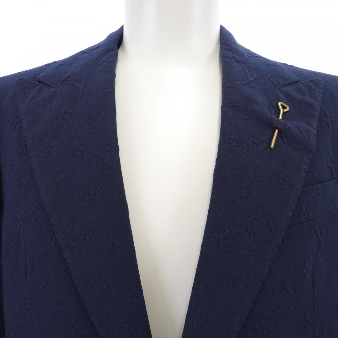 ルイヴィトン LOUIS VUITTON エンボスモノグラムシングルブレステッドジャケット HKJ42EZDC ジャケット