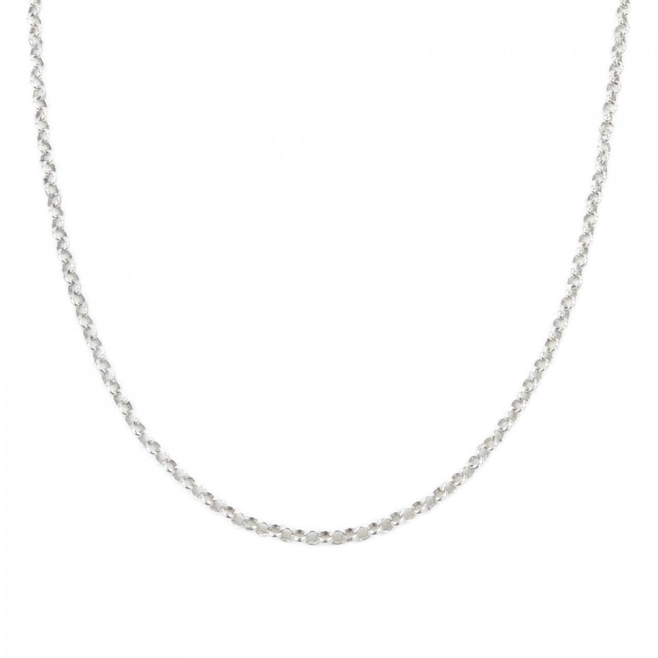 クロムハーツ CHROME HEARTS ROLL CHAIN I24 205014937SLVI24001 NECKLACE