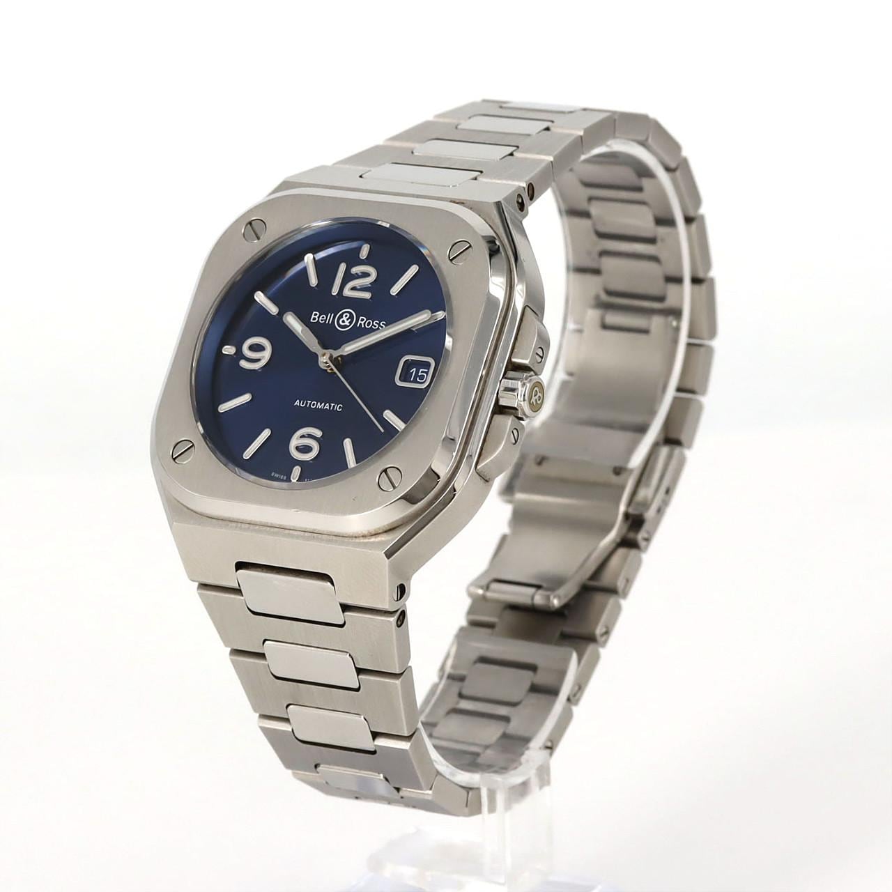 【ノーメンテナンス特価】ベル&ロス BR05ブルースティール BR05A-BLU-ST/SST SS 自動巻