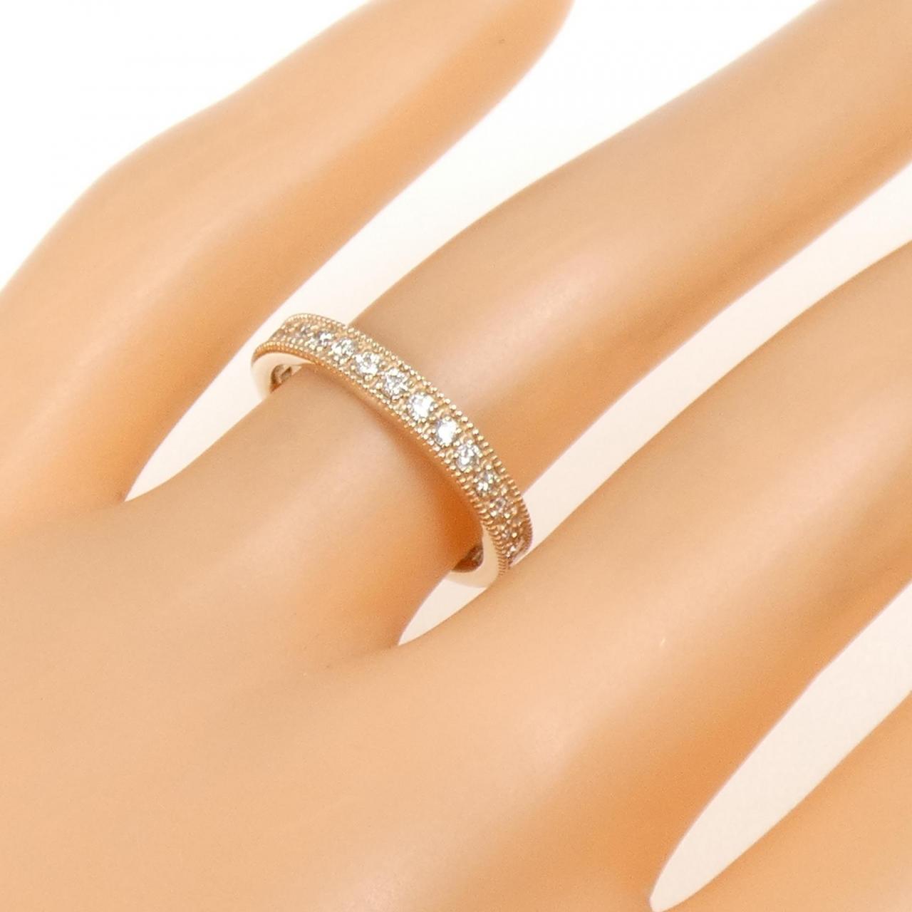 K18PG ダイヤモンド リング 0.35CT