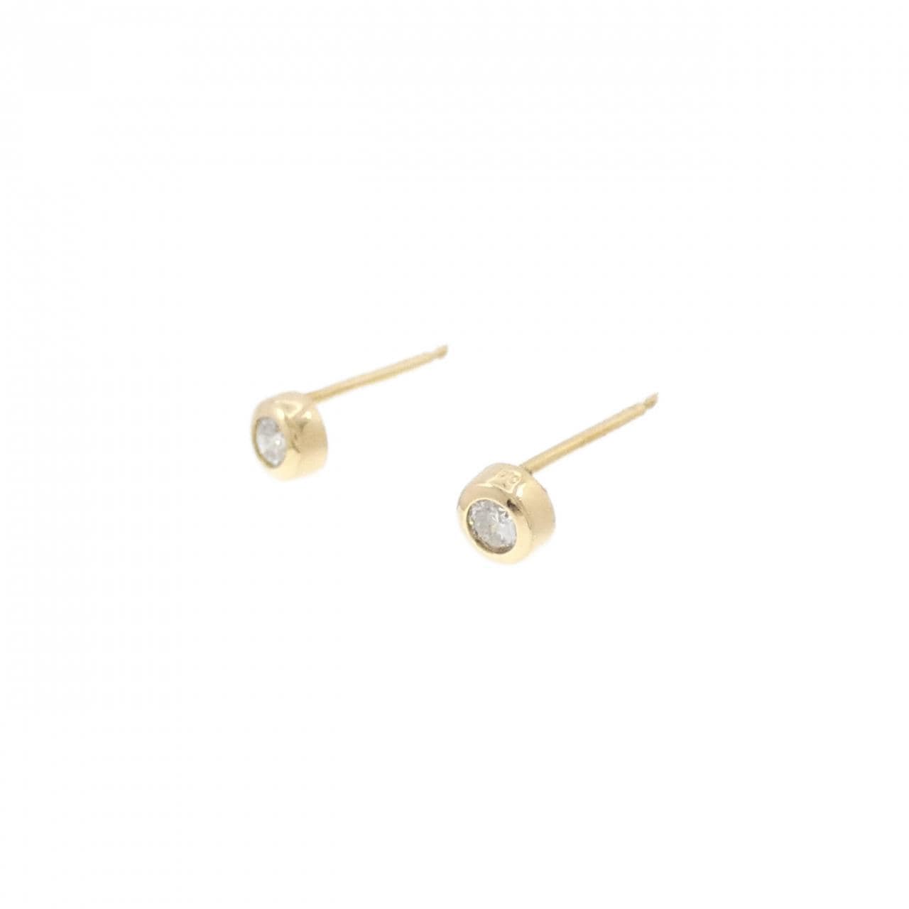 K18YG ダイヤモンド ピアス 0.18CT
