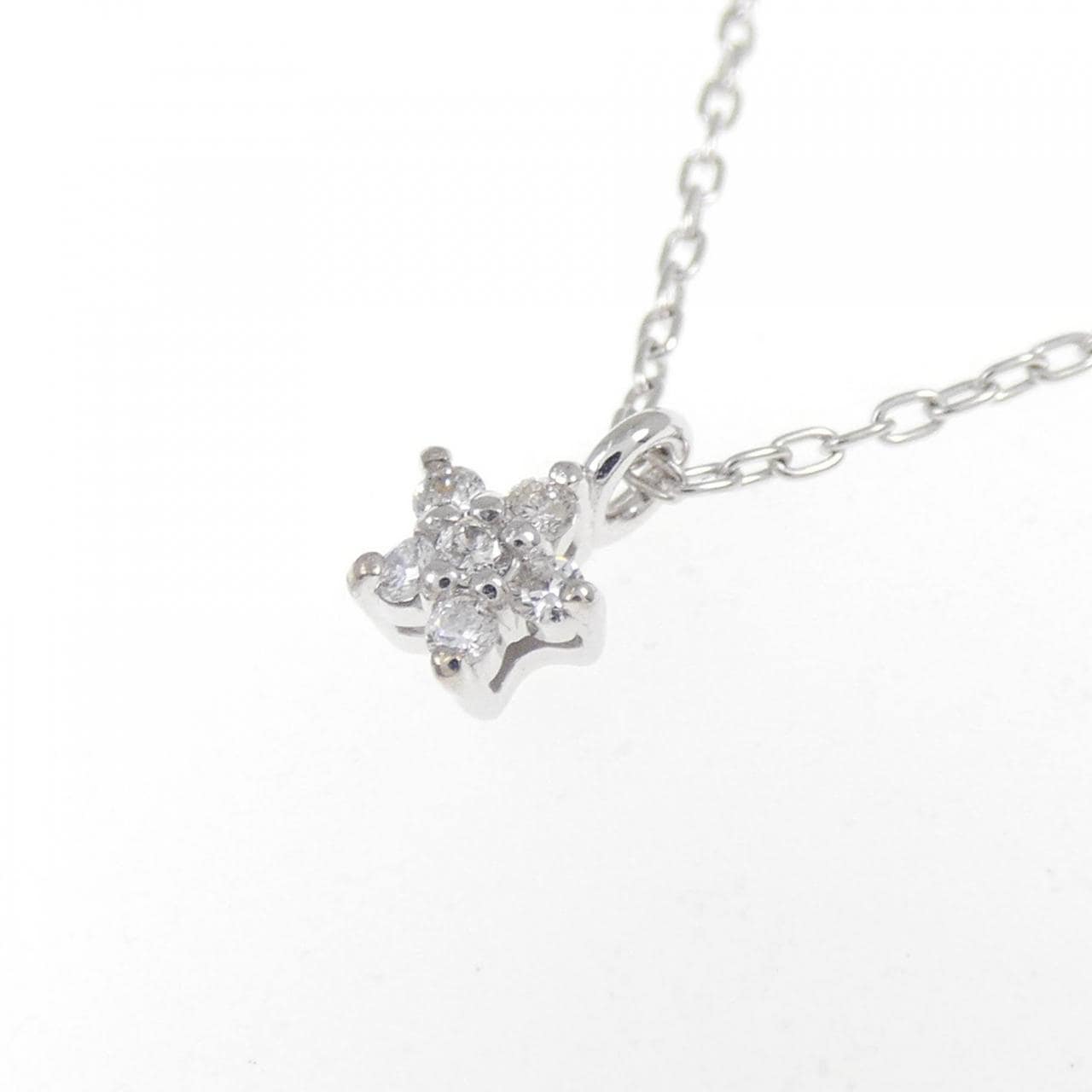 サマンサティアラ スター ダイヤモンド ネックレス 0.06CT