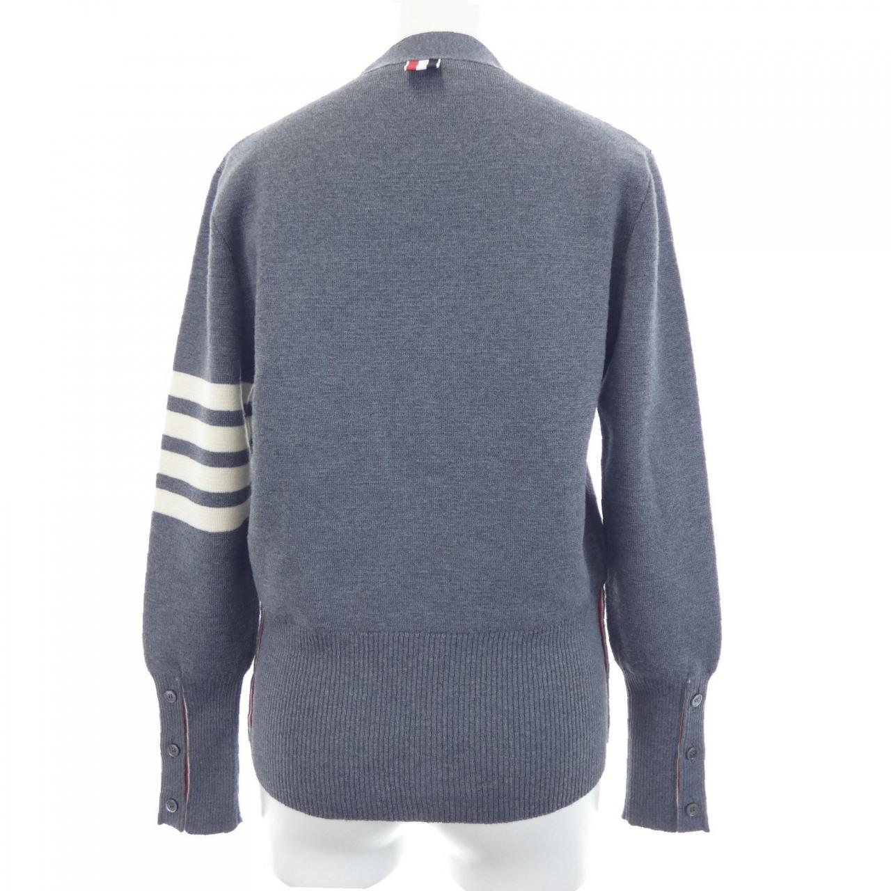 トムブラウン THOM BROWNE ウール 4-BAR Vネック FKC207A カーディガン