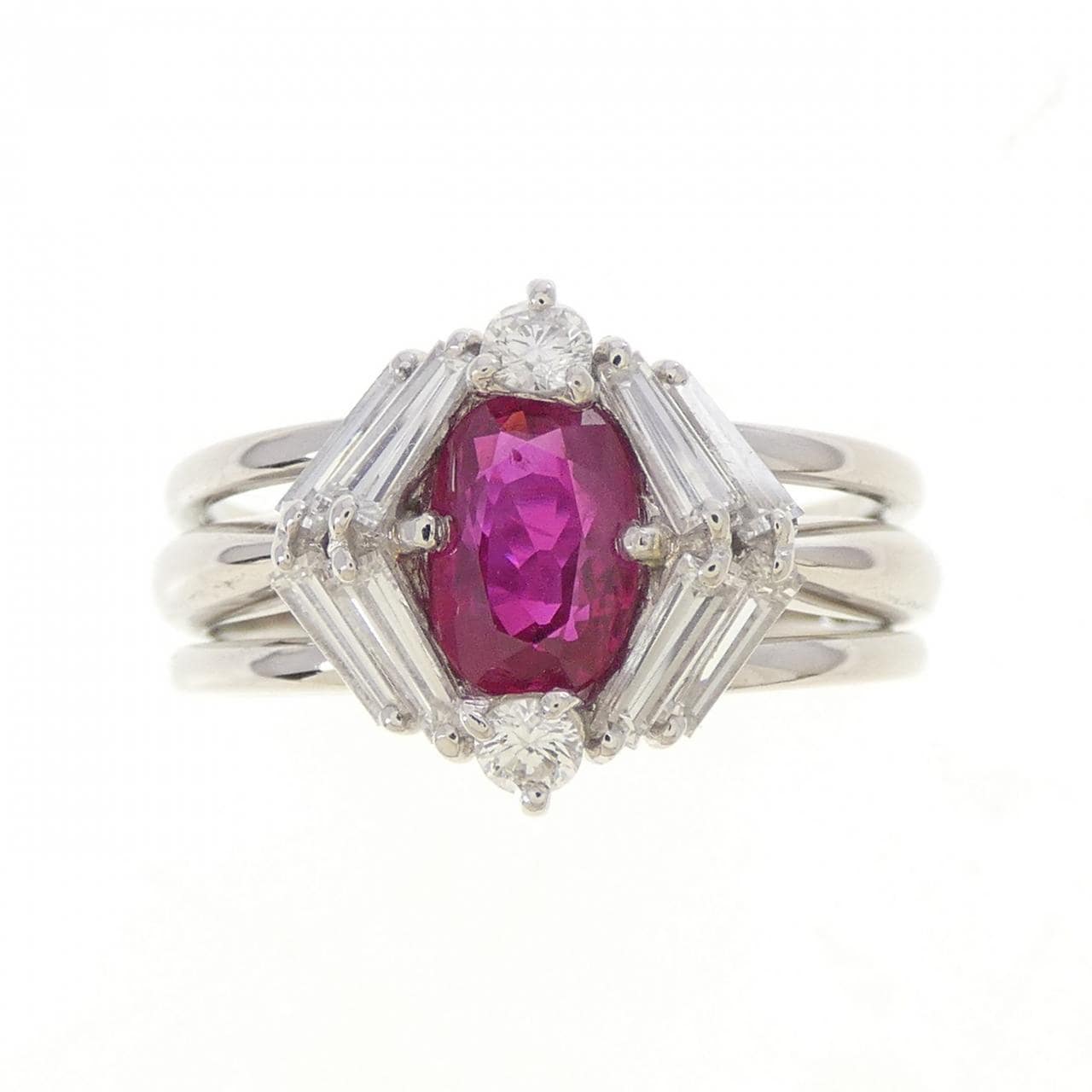 PT900 ルビー リング 1.06CT