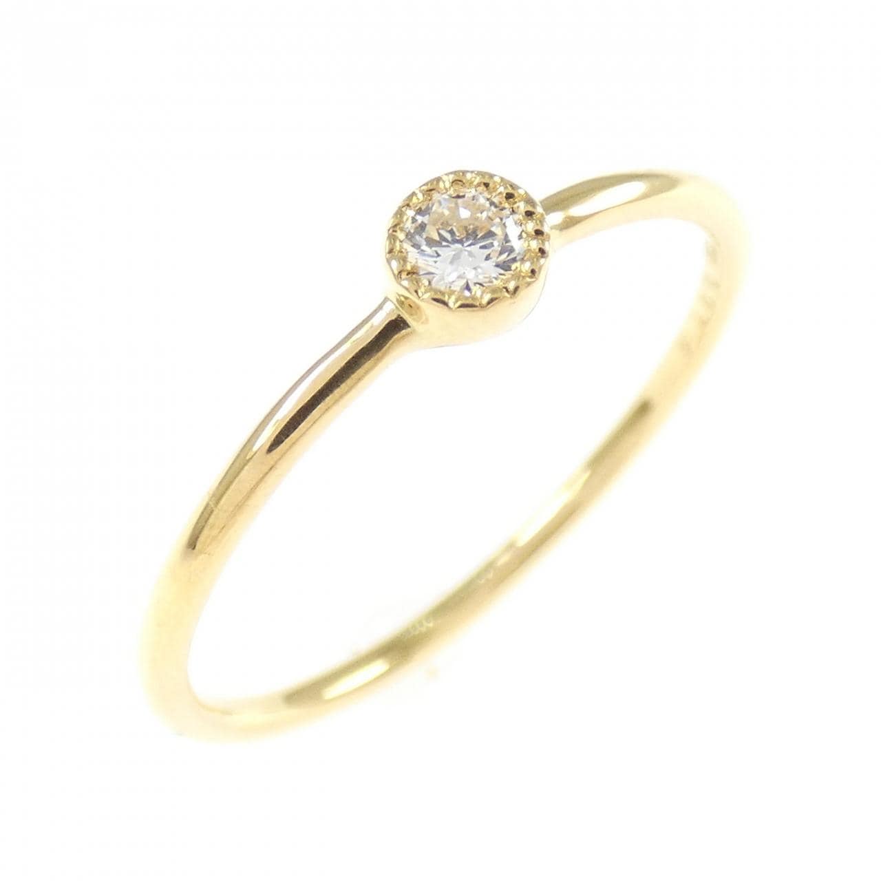 K22YG ダイヤモンド リング 0.07CT