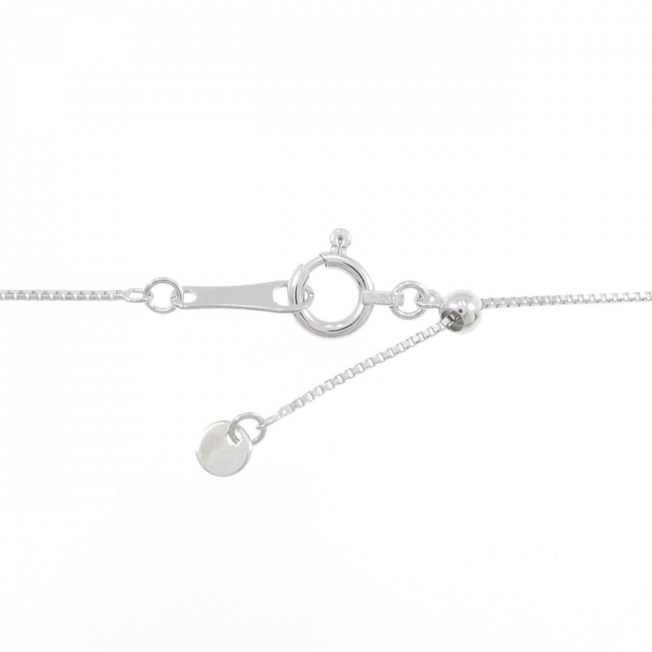 K18WG ダイヤモンド ネックレス 0.20CT