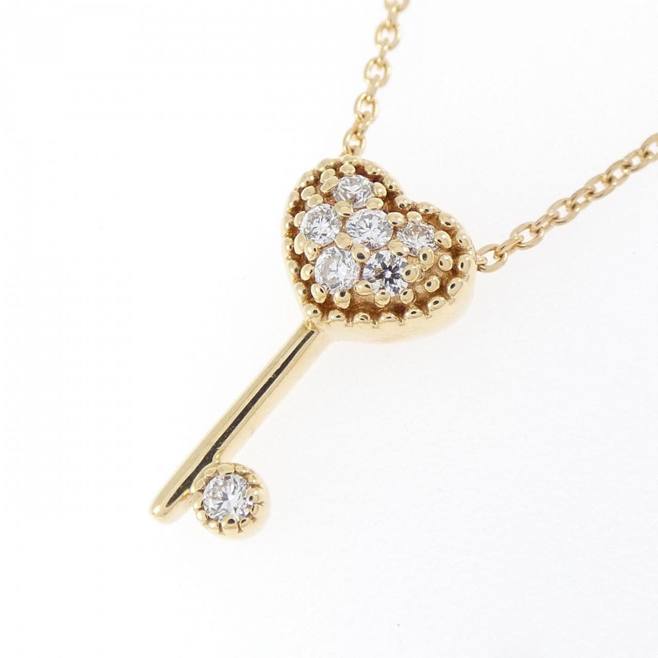 ポンテヴェキオ キー ネックレス 0.07CT