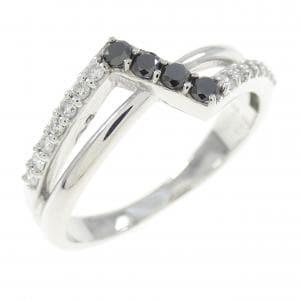K18WG ダイヤモンド リング 0.12CT