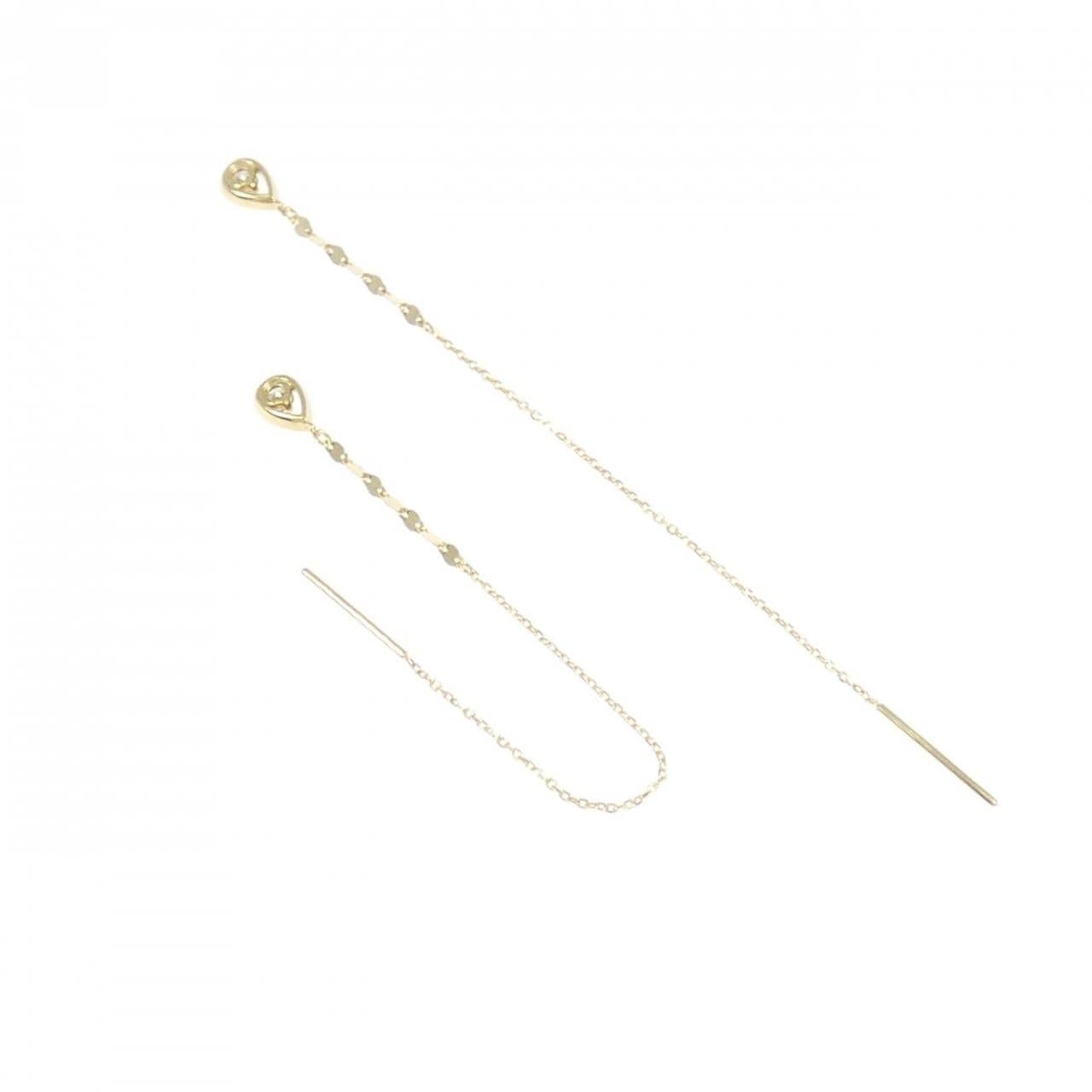 K18YG Diamond earrings