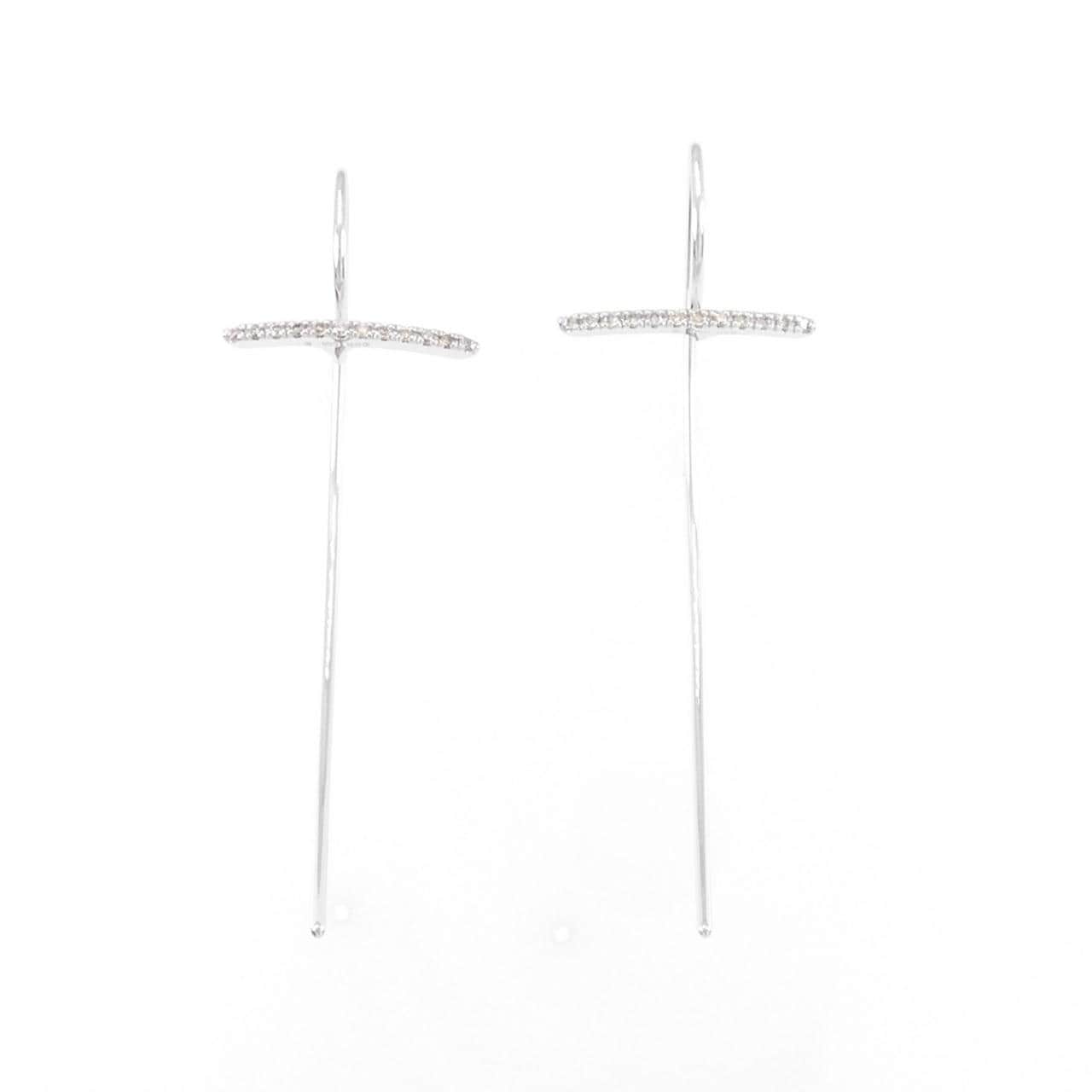 ヒロタカ ダイヤモンド ピアス 0.12CT