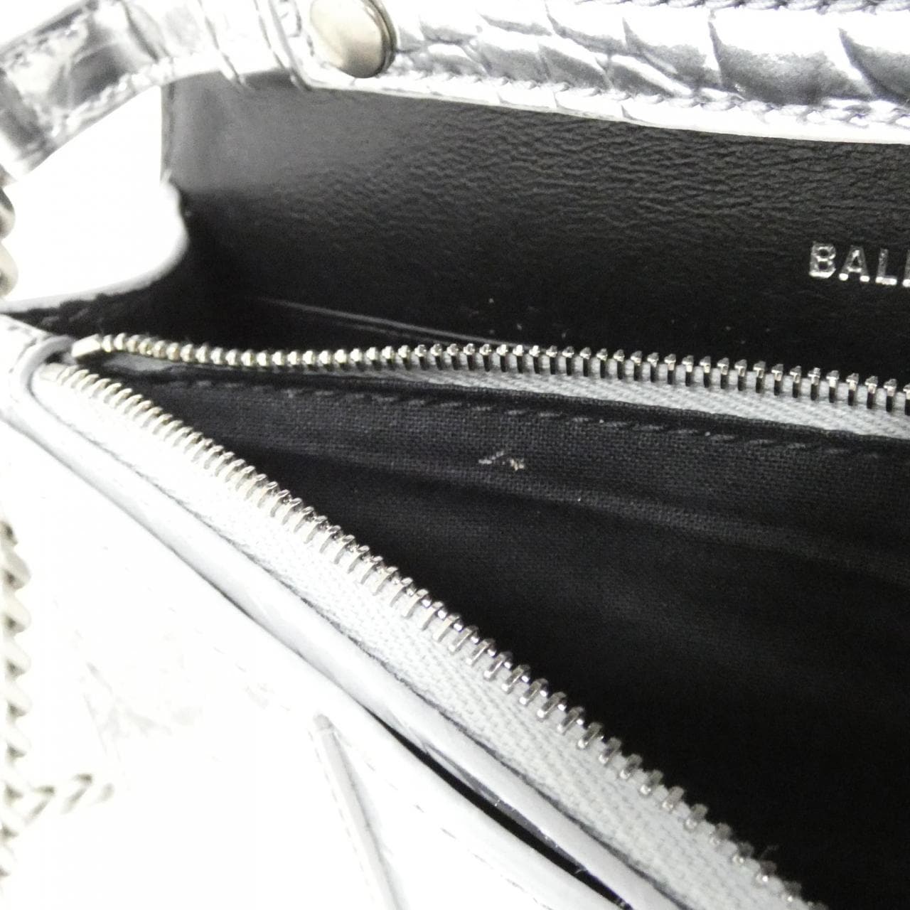 バレンシアガ アワーグラス チェーン ウォレット 656050 1S4CY チェーンウォレット