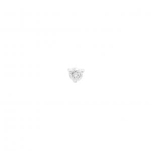 K18WG ダイヤモンド ピアス 0.09CT 片耳