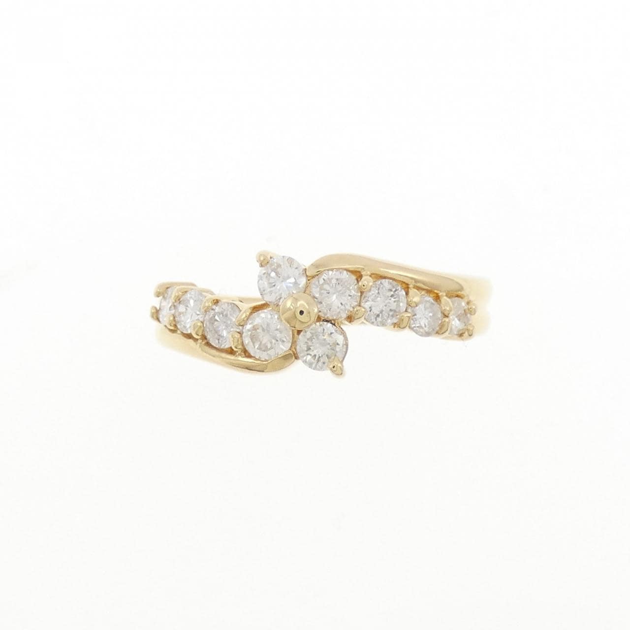 K18YG ダイヤモンド リング 0.593CT