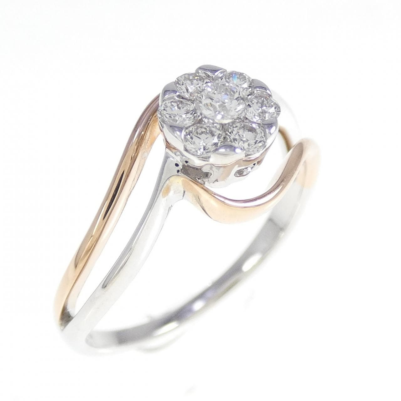 K18WG/K18PG ダイヤモンド リング 0.24CT