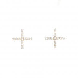 【リメイク】K18YG ダイヤモンド ピアス 0.60CT
