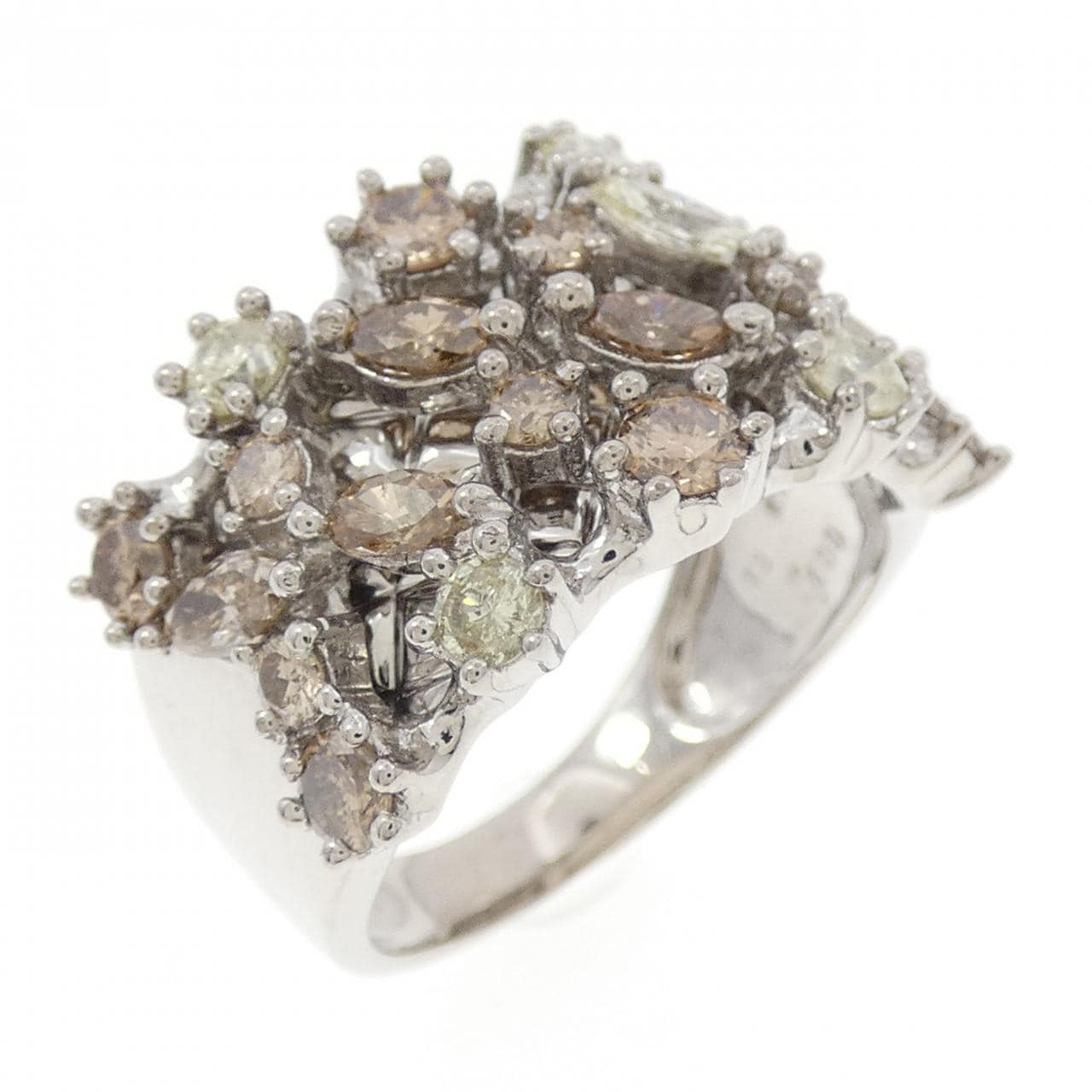 K18WG ダイヤモンド リング 1.00CT