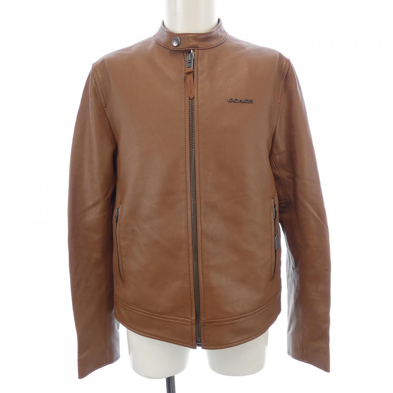 coach COACH leather jacket