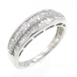 K18WG ダイヤモンド リング 0.35CT