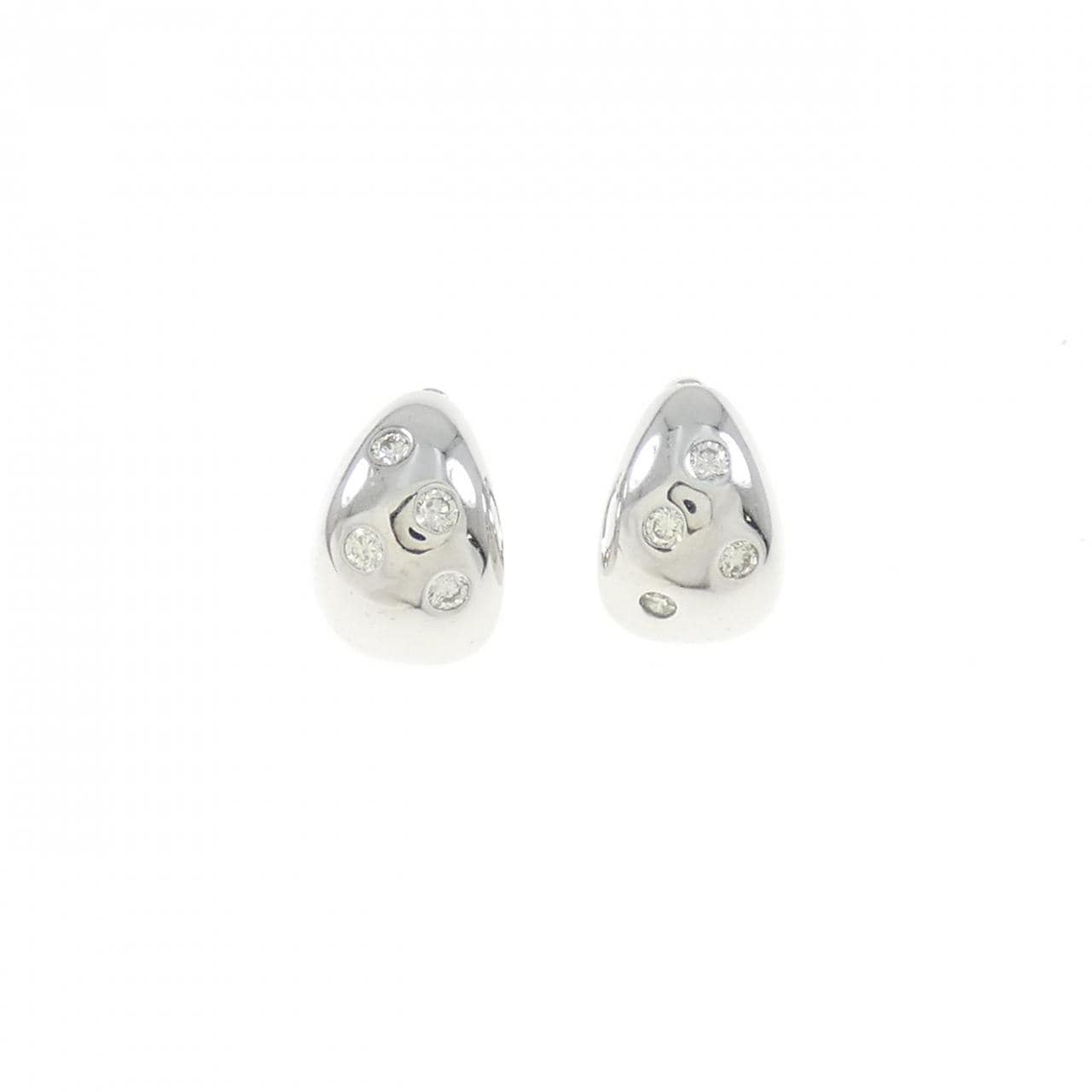 K18WG Diamond earrings 0.20CT