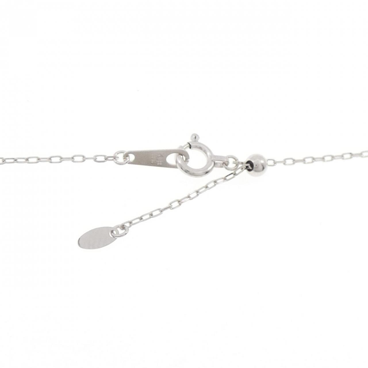 K18WG ダイヤモンド ネックレス 0.12CT
