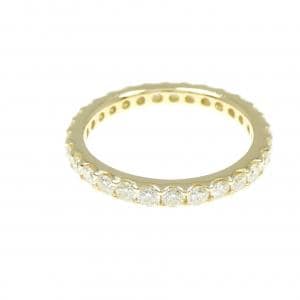 K18YG フルエタニティ ダイヤモンド リング 1.10CT