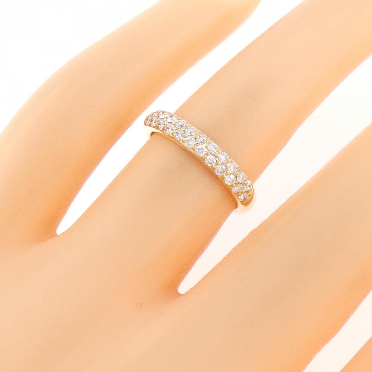 K18YG ダイヤモンド リング 0.35CT
