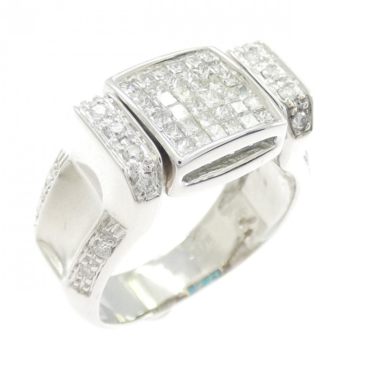 K18WG トルマリン リング 0.35CT