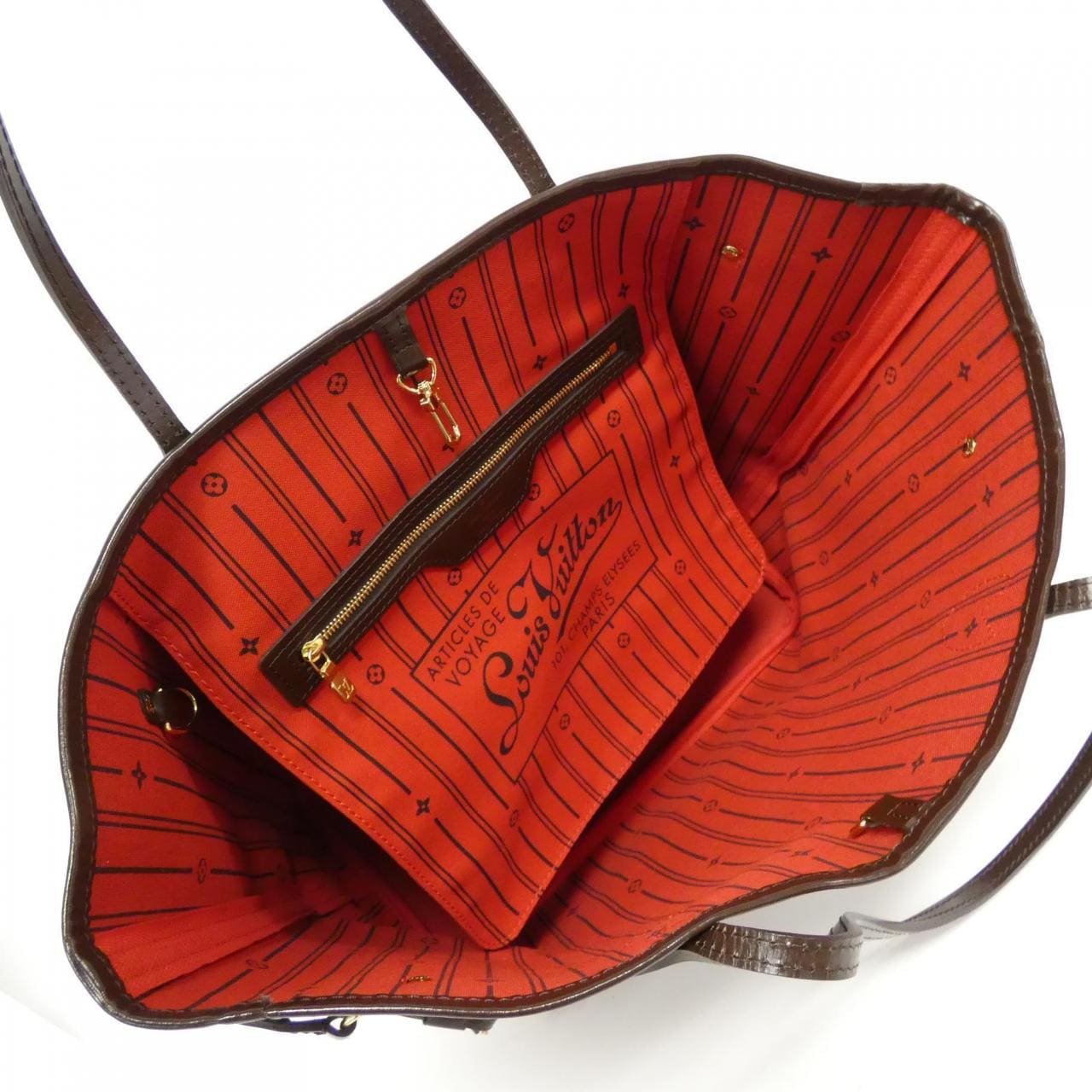 LOUIS VUITTON Damier Neverfull MM N51105 bag
