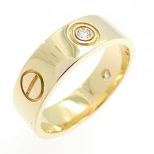 CARTIER LOVE half 鑽石指