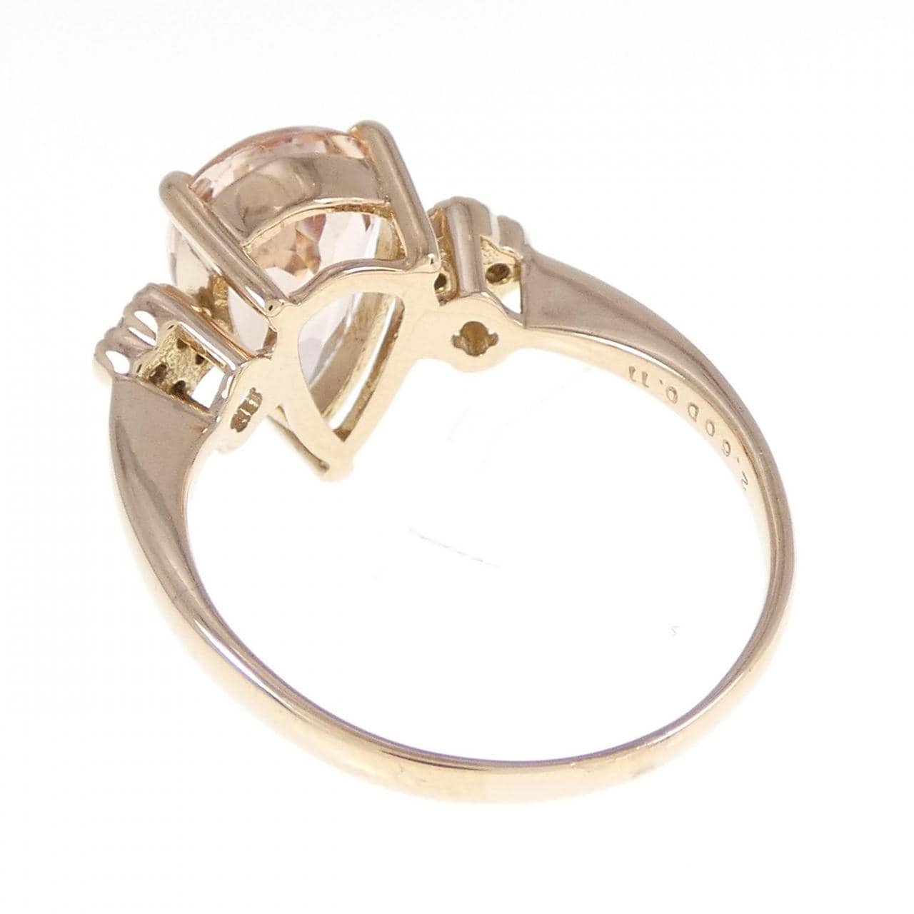 K18PG Morganite Ring 2.60CT