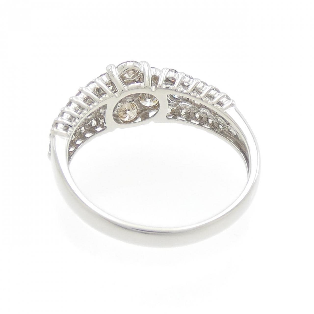 PT花朵鑽石戒指1.00CT