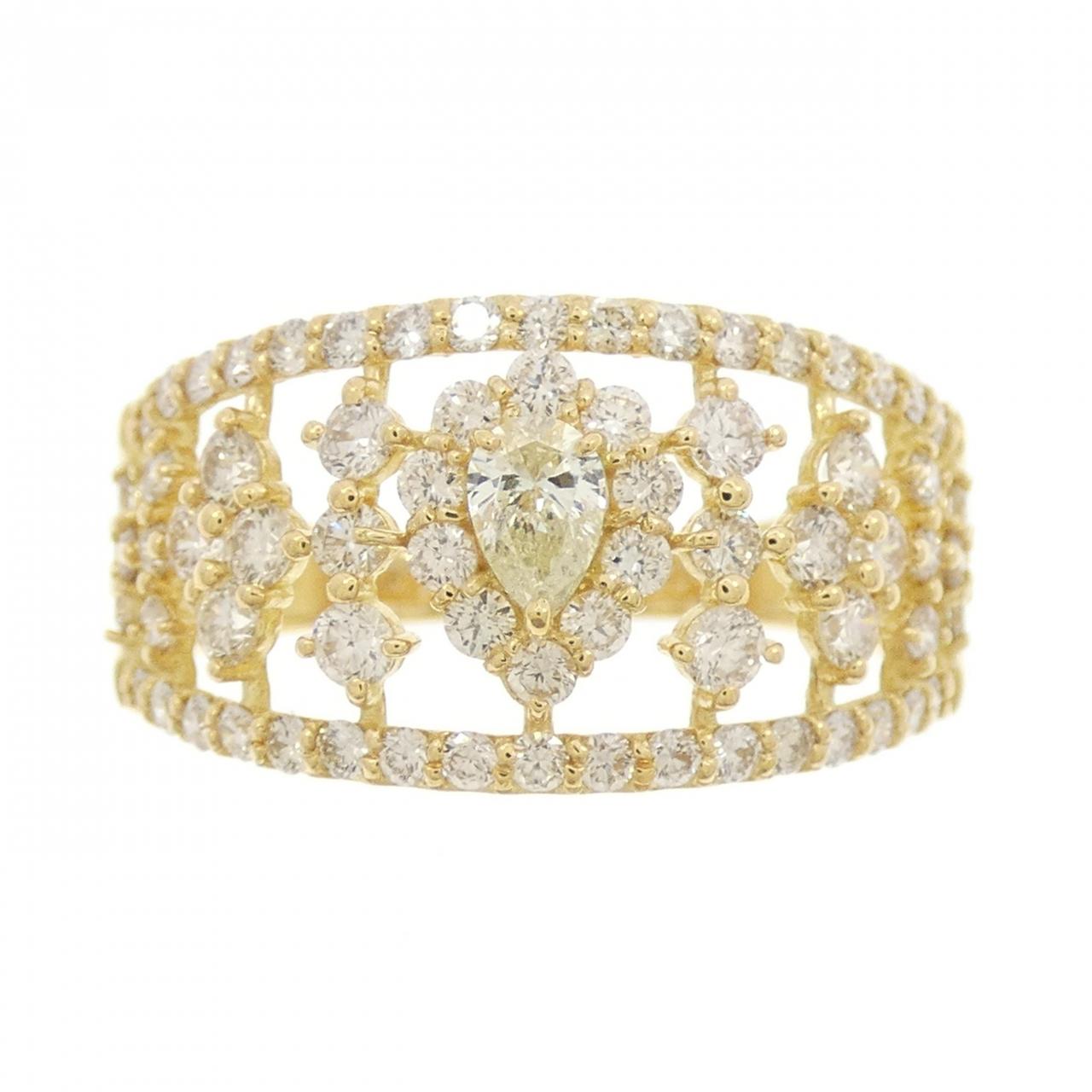 【新品】K18YG ダイヤモンド リング 1.00CT
