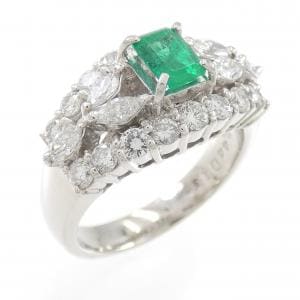 PT900 エメラルド リング 0.44CT