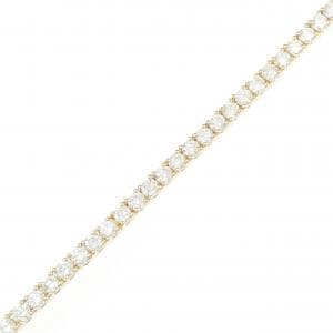 【リメイク】K18YG ダイヤモンド ブレスレット 4.27CT