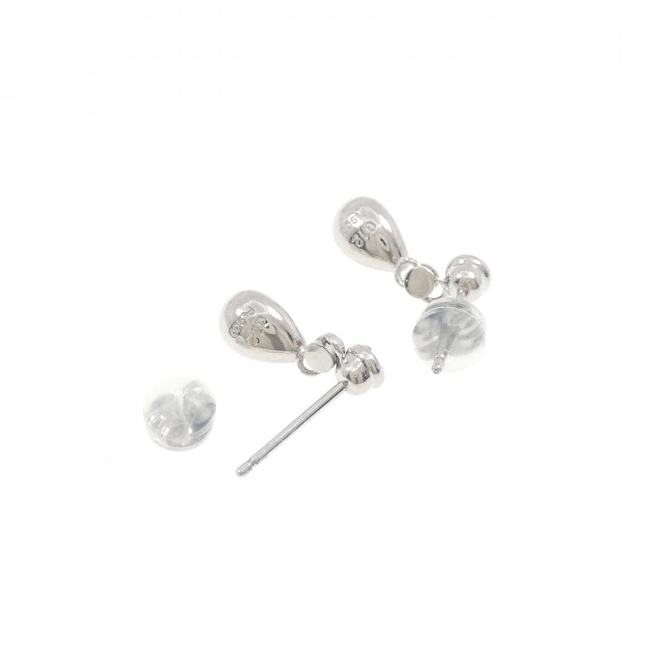 PT900 ダイヤモンド ピアス 0.24CT