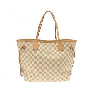 LOUIS VUITTON Damier Azure Neverfull 中号包 N51107