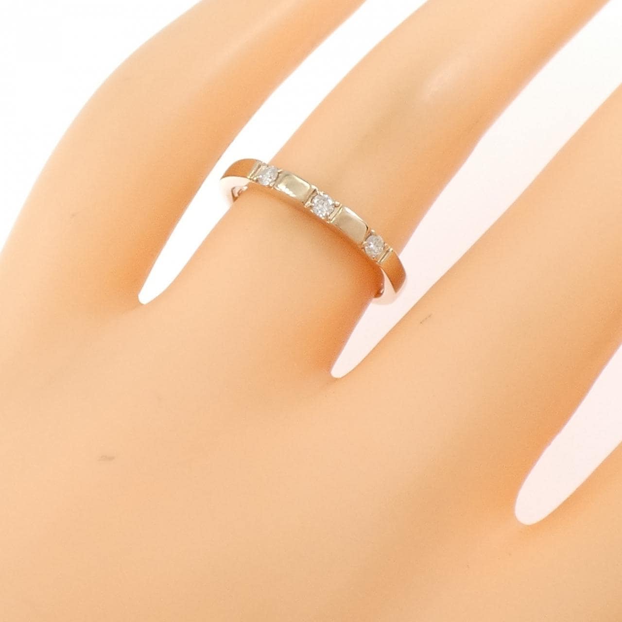 K18PG ダイヤモンド リング 0.10CT