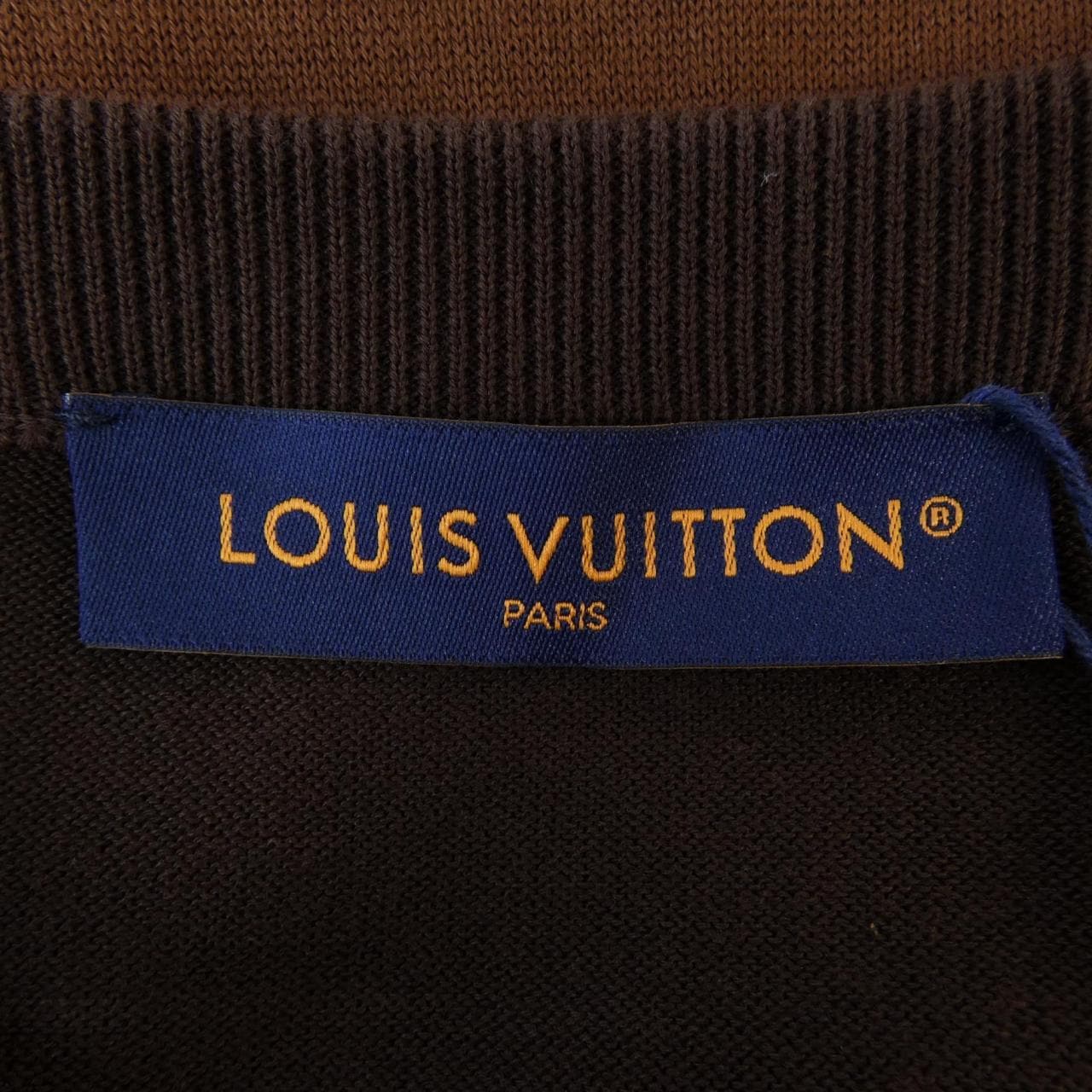 ルイヴィトン LOUIS VUITTON ショートスリーブコットンインターシャクルーネック HQN83WAUR ニット