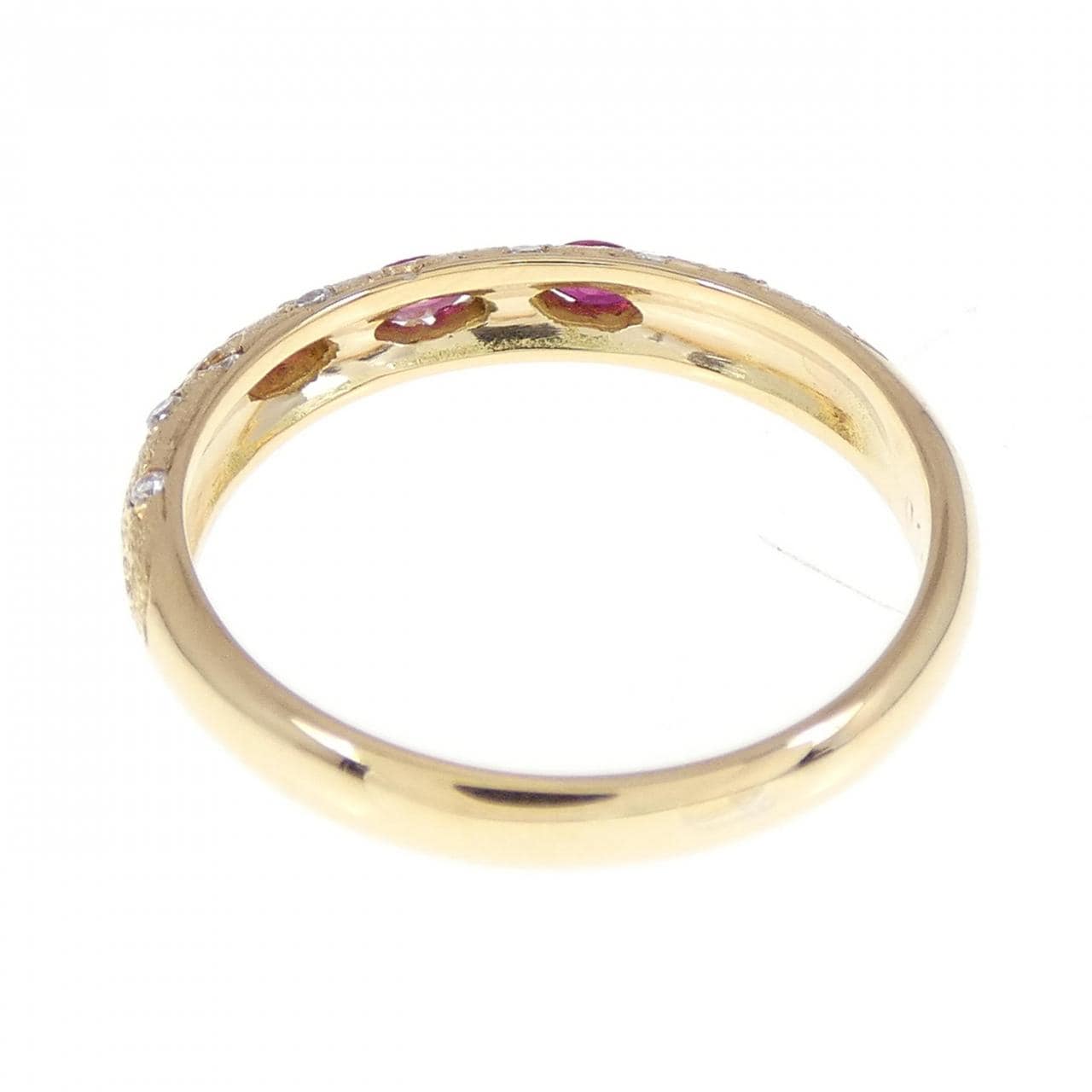 K18YG ruby ring 0.15CT