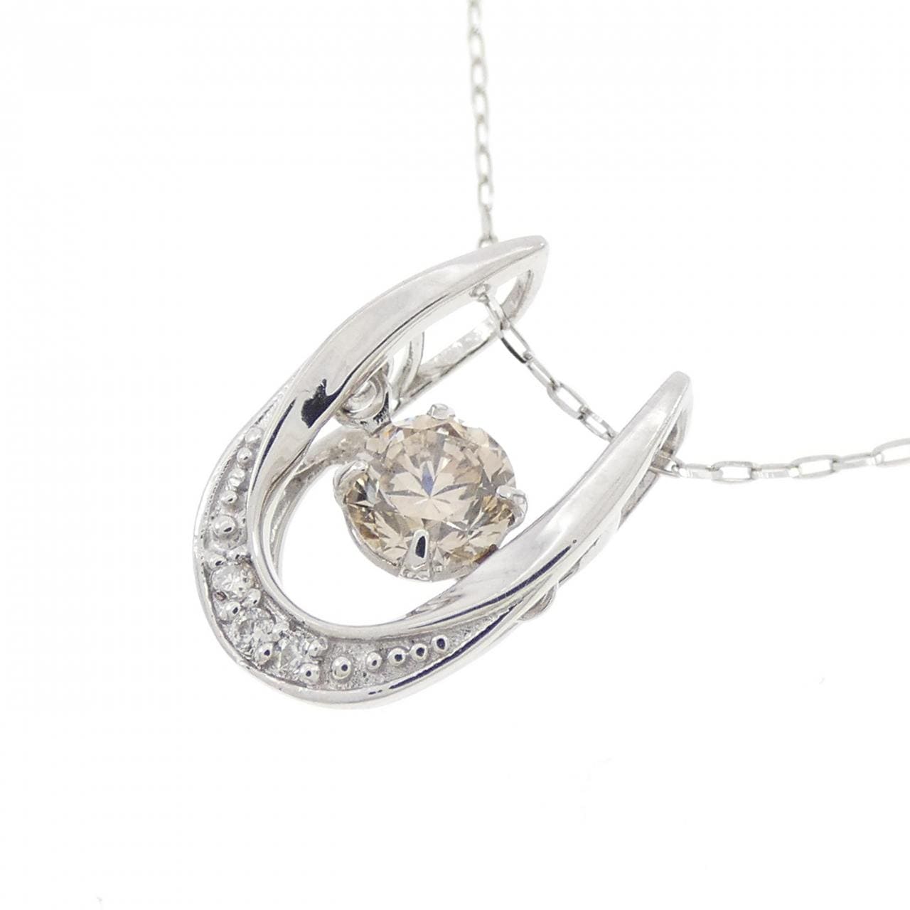 PT900/PT850 ダイヤモンド ネックレス 0.30CT